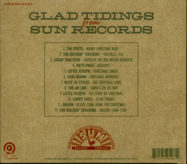 Glad Tidings From Sun Records (CD)