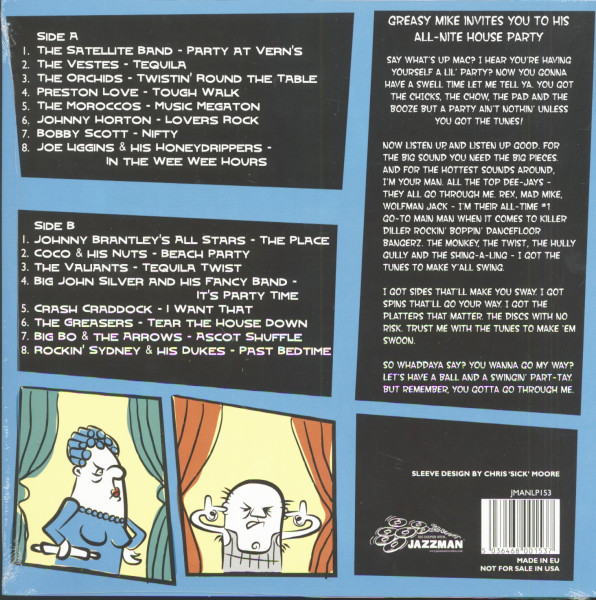 Greasy Mike Invites You To His All-Nite House Party (LP)
