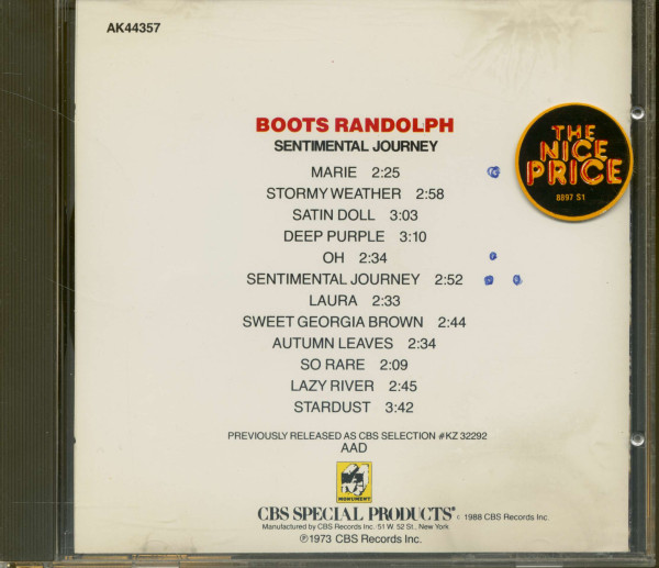 Sentimental Journey (CD) Sentimental Journey (CD)