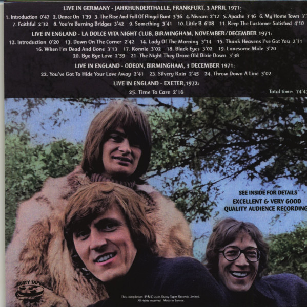 Lady Of The Morning - Live recordings 1971-72 (CD)