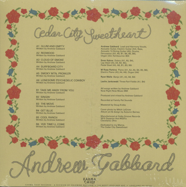 Cedar City Sweetheart (LP, colored Vinyl)