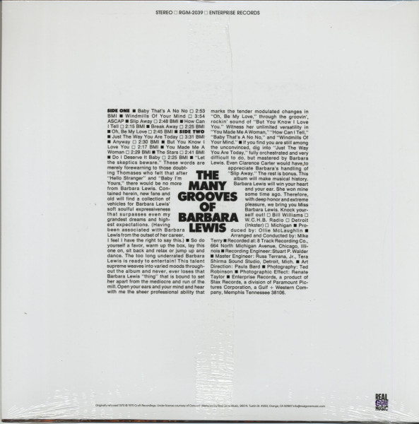The Many Grooves of Barbara Lewis (LP, colored Vinyl)