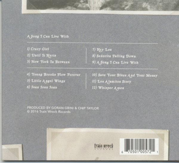 A Song I Can Live With (CD)