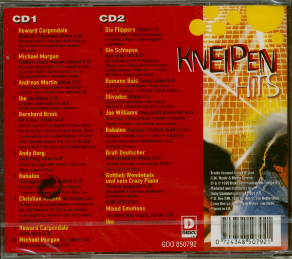 3. Bild von Various: Kneipenhits - Hitmixe (2-CD)
