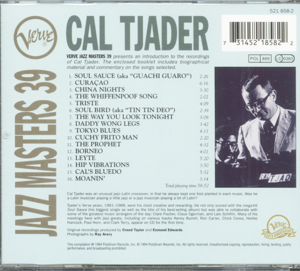 Verve Jazz Masters 39 (CD)