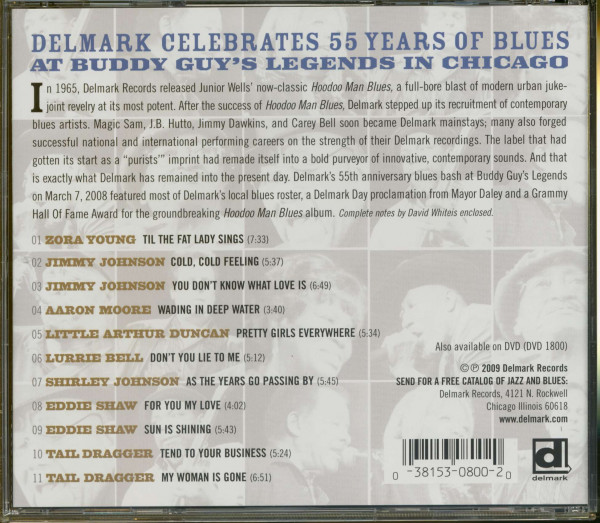 It Ain't Over: Delmark Celebrates 55 Years Of Blues (CD)