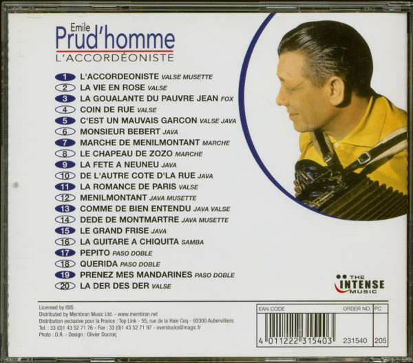 L'accordéoniste (CD)