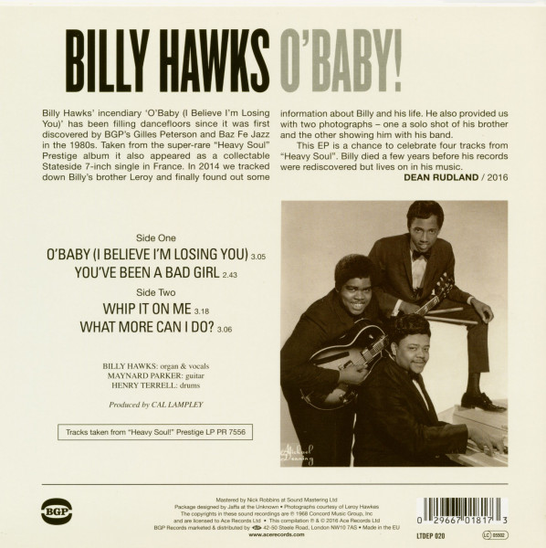 O'Baby! (7inch, EP)