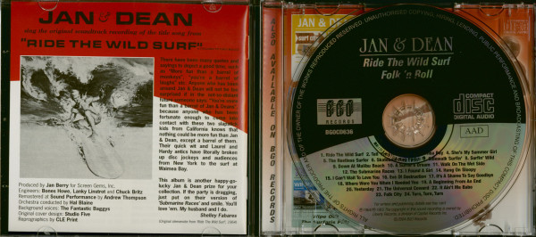 Ride The Wild Surf - Folk'n'Roll (CD)