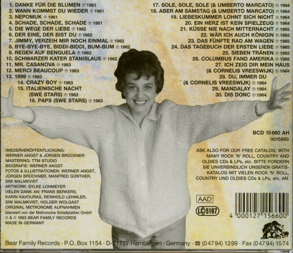 3. Bild von Siw Malmkvist: Liebeskummer lohnt sich nicht - Die deutschen Aufnahmen 1961-65 (CD)