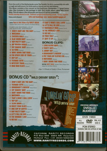 Live At The Sunhouse - Wild Drivin' Baby (DVD + CD)