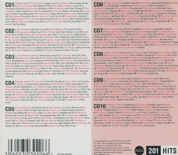 3. Bild von Various: 201 Fifties Hits (10-CD)