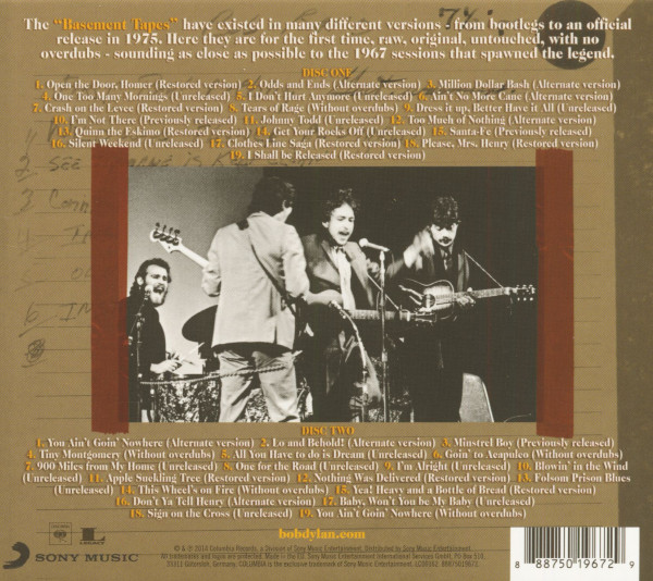 The Basement Tapes Raw - The Bootleg Series Vol. 11 (2-CD)