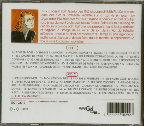 La Vie En Rose - 40 Chansons (2-CD)