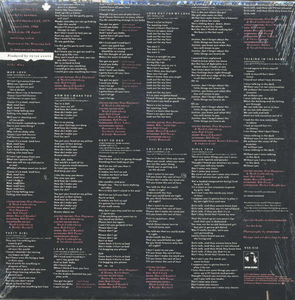 Mad Love (LP, Canada)