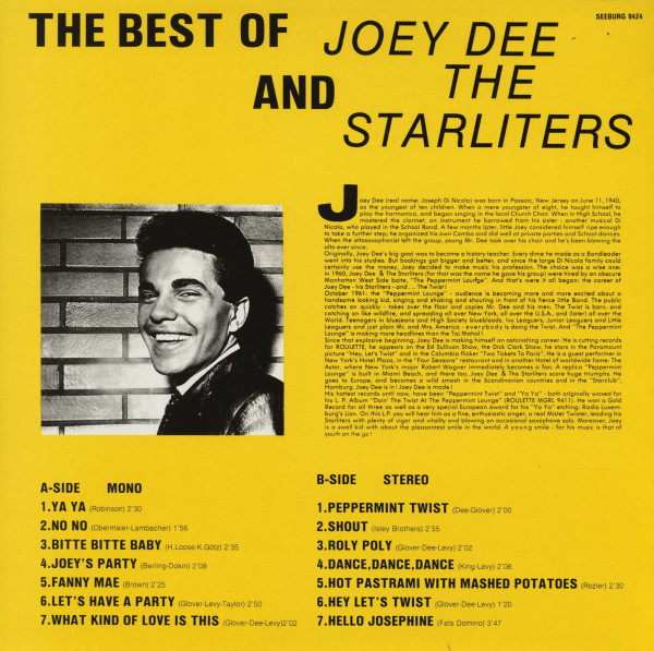 The Best Of Joey Dee & The Starliters (LP)