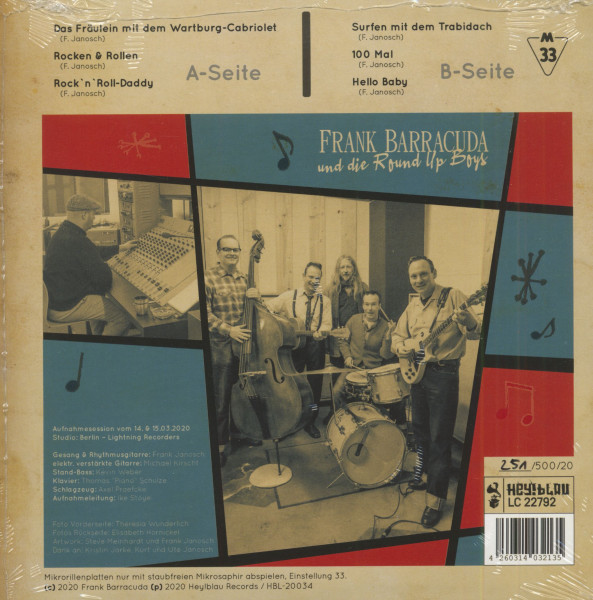 Sechs Richtige (7inch, 33rpm, EP, SC, Download, Ltd & Numbered)