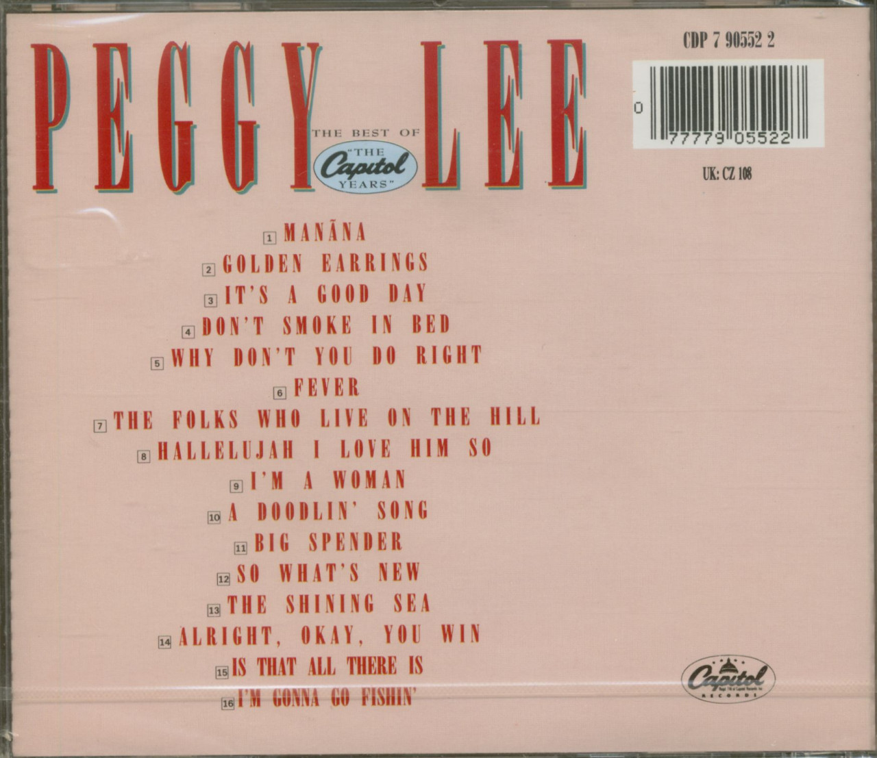 Lee, Peggy - The Best Of Peggy Lee (CD)