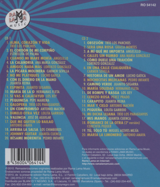 Los Números Uno Del Pop Espanol - 1955 (2-CD)