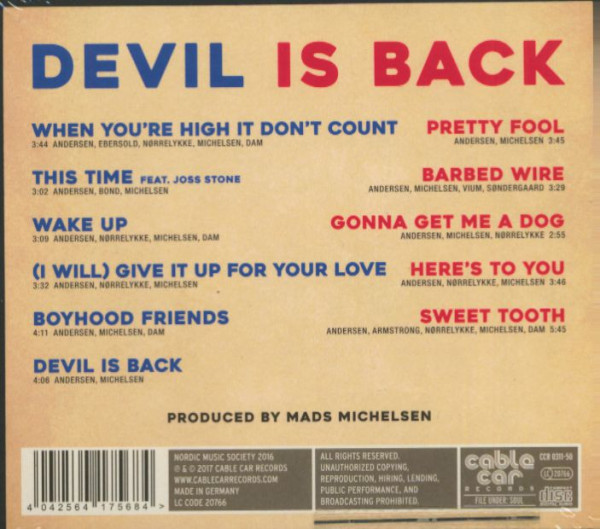 Devil Is Back (CD)
