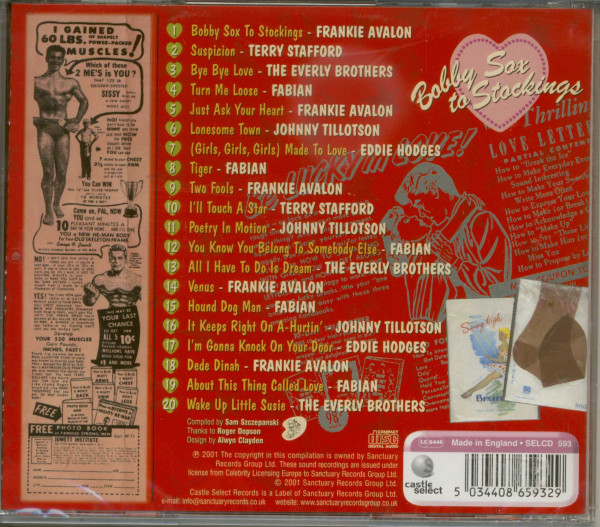 Bobby Sox To Stockings - 20 Classics From The Teen Idol Era (CD)