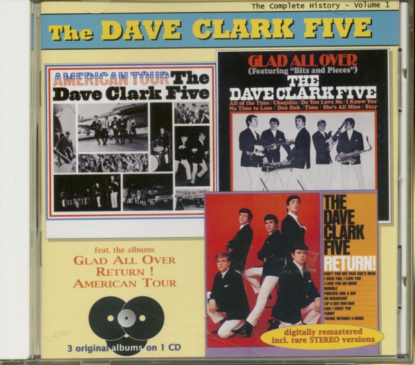 Complete History Vol.1 - Glad All Over - Return - American Tour (CD) Complete History Vol.1 - Glad All Over - Return - American Tour (CD)