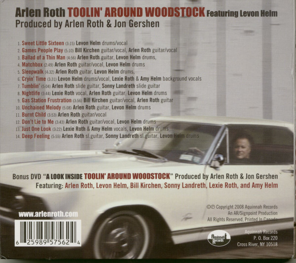Toolin Around Woodstock Featuring Levon Helm (CD&DVD)