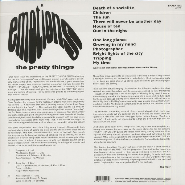 Emotions (LP, 180g Vinyl, Ltd.)