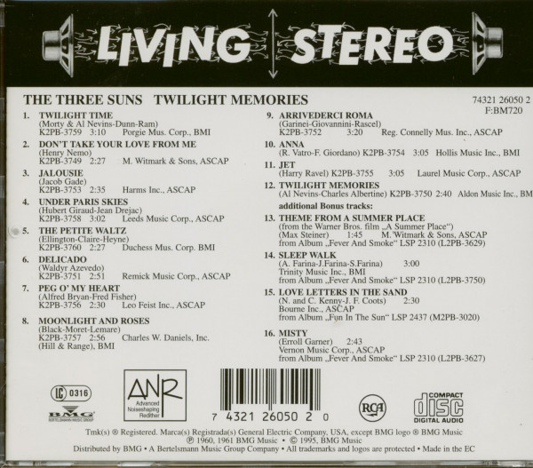 3. Bild von THREE SUNS: Twilight Memories (CD)