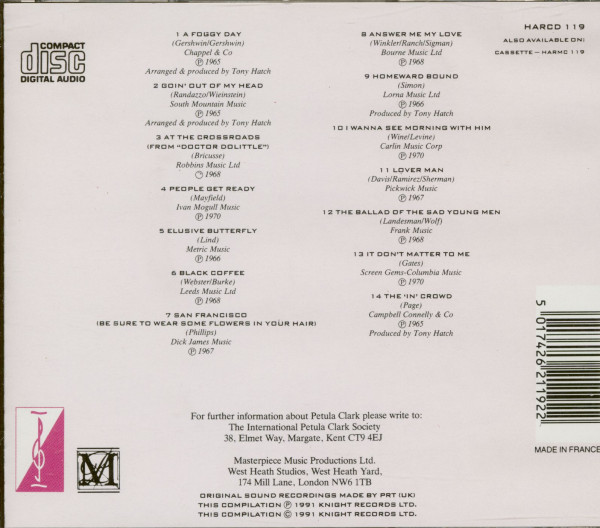 3. Bild von Petula Clark: Portrait Of A Song Stylist (CD)