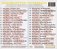 Vorschau: Unforgotten Yesterdays - The Songs Of Larry Weiss & Lockie Edwards Jr. Vorschau: Unforgotten Yesterdays - The Songs Of Larry Weiss & Lockie Edwards Jr.
