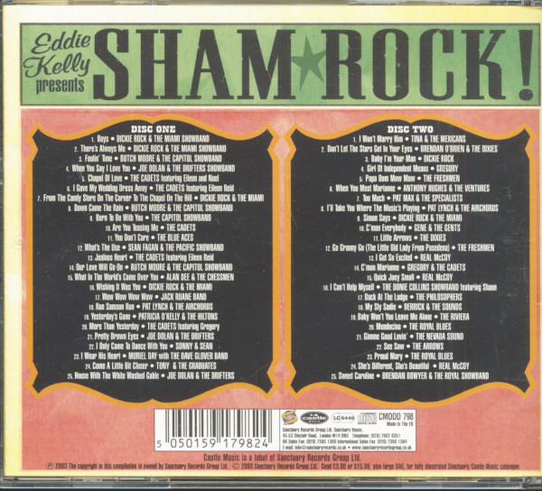 Sham Rock - Irish Showbands Go Pop 2-CD
