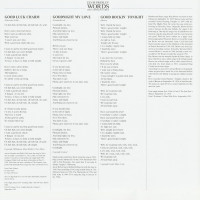 Vorschau: Words Vol.02 - The Complete Lyrics D-G Vorschau: Words Vol.02 - The Complete Lyrics D-G