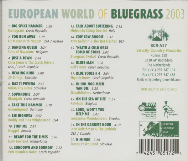 European World Of Bluegrass 2003 (CD)