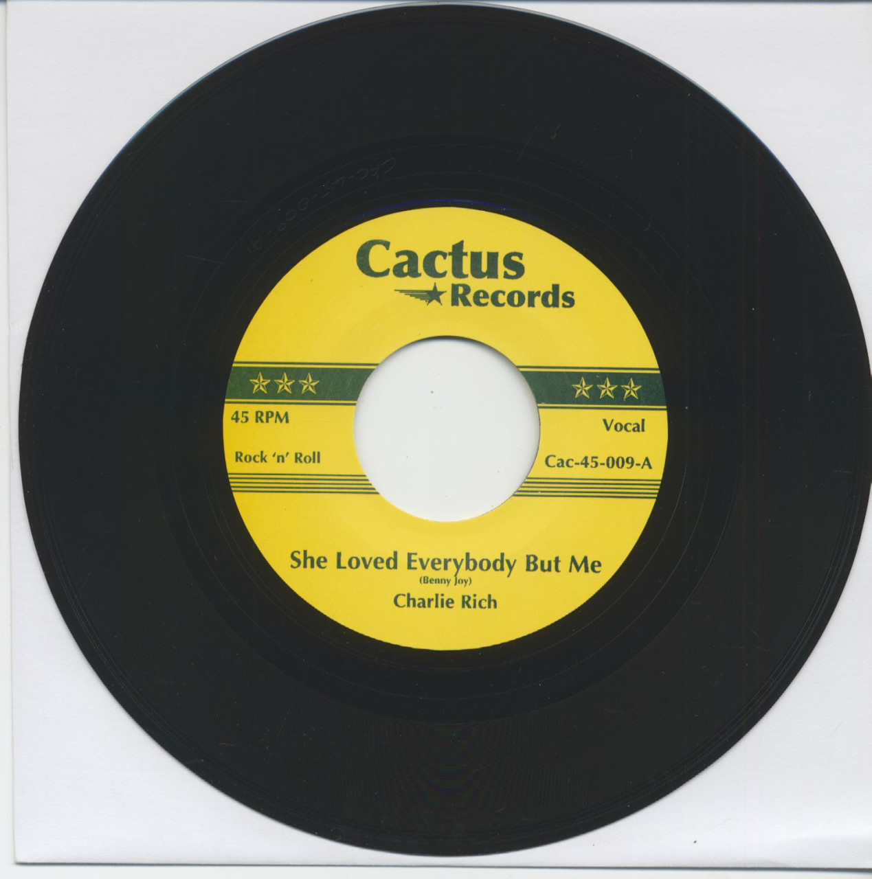 Charlie Rich / Herbie Smith - She Loved Everybody But Me - Baby Moon (7inch, 45rpm)