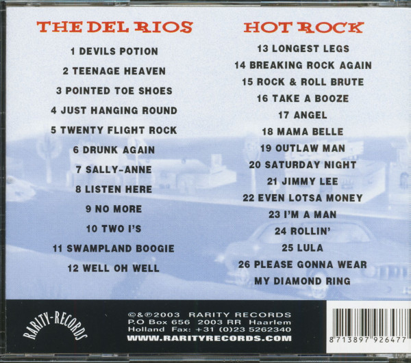 The Del Rios - Hot Rock - After The Wildcats (CD)