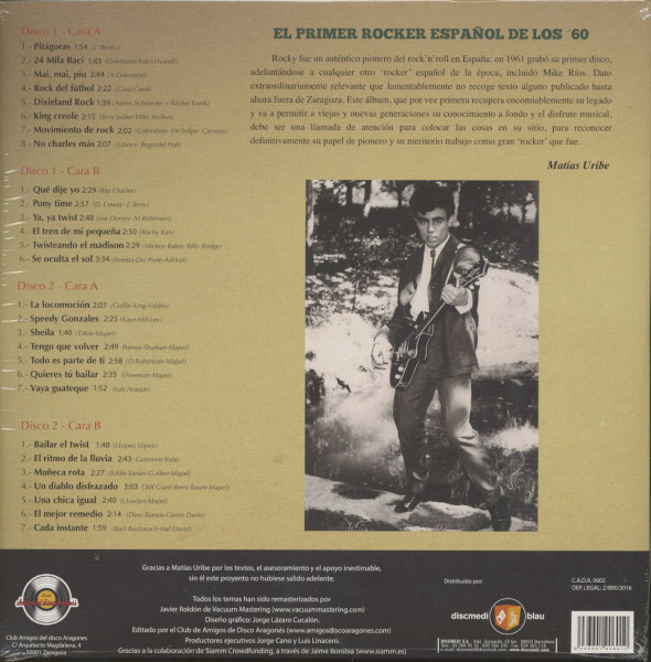El Primer Rocker Espanol De Los 60 - Todas Sus Canciones (2-LP+CD)