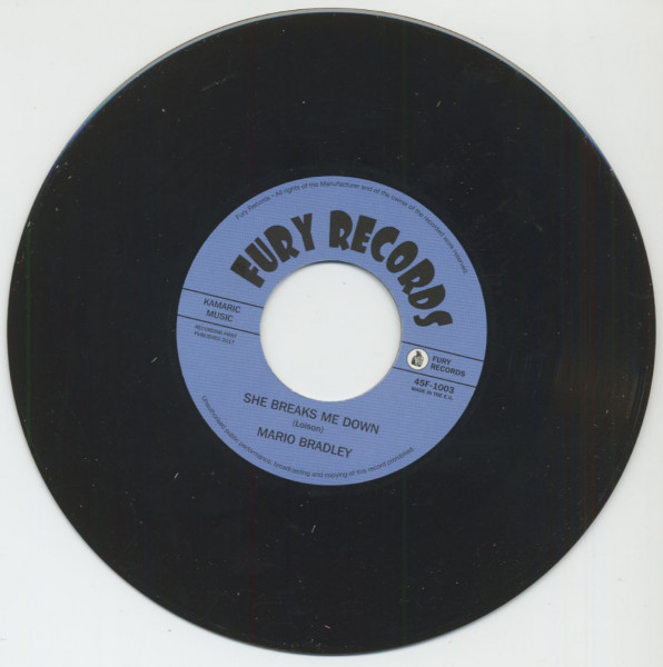 Boppin' To Grandfather's Clock - She Breaks Me Down (7inch, 45rpm)