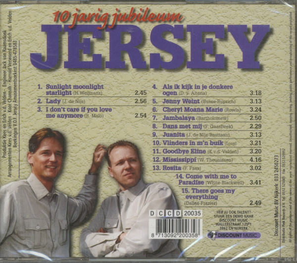 3. Bild von Jersey: 10 Jarig Jubileum (CD)