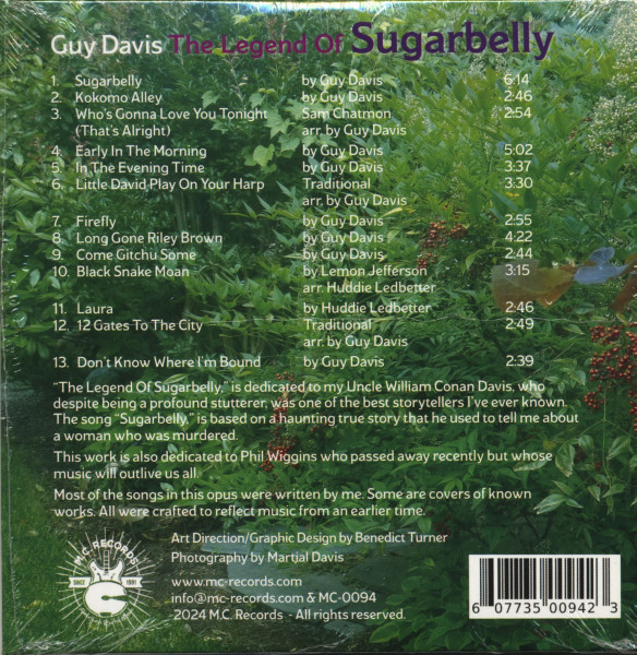 Legend Of Sugarbelly (CD)