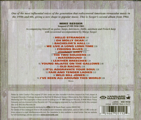 Mike Seeger (CD)