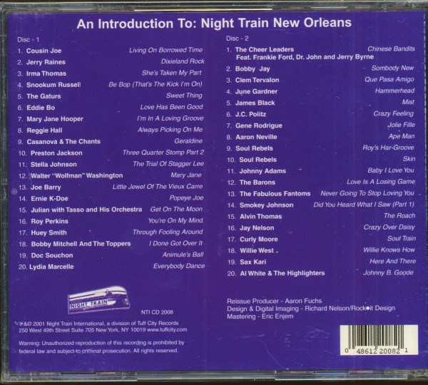 An Introduction To: Night Train To New Orleans (2-CD)