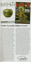 Vorschau: Mint Magazin #64, 11/23 (Beatles Cover) Vorschau: Mint Magazin #64, 11/23 (Beatles Cover)
