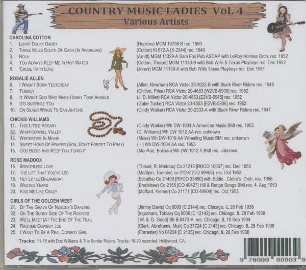 Country Music Ladies Vol.4 (CD)