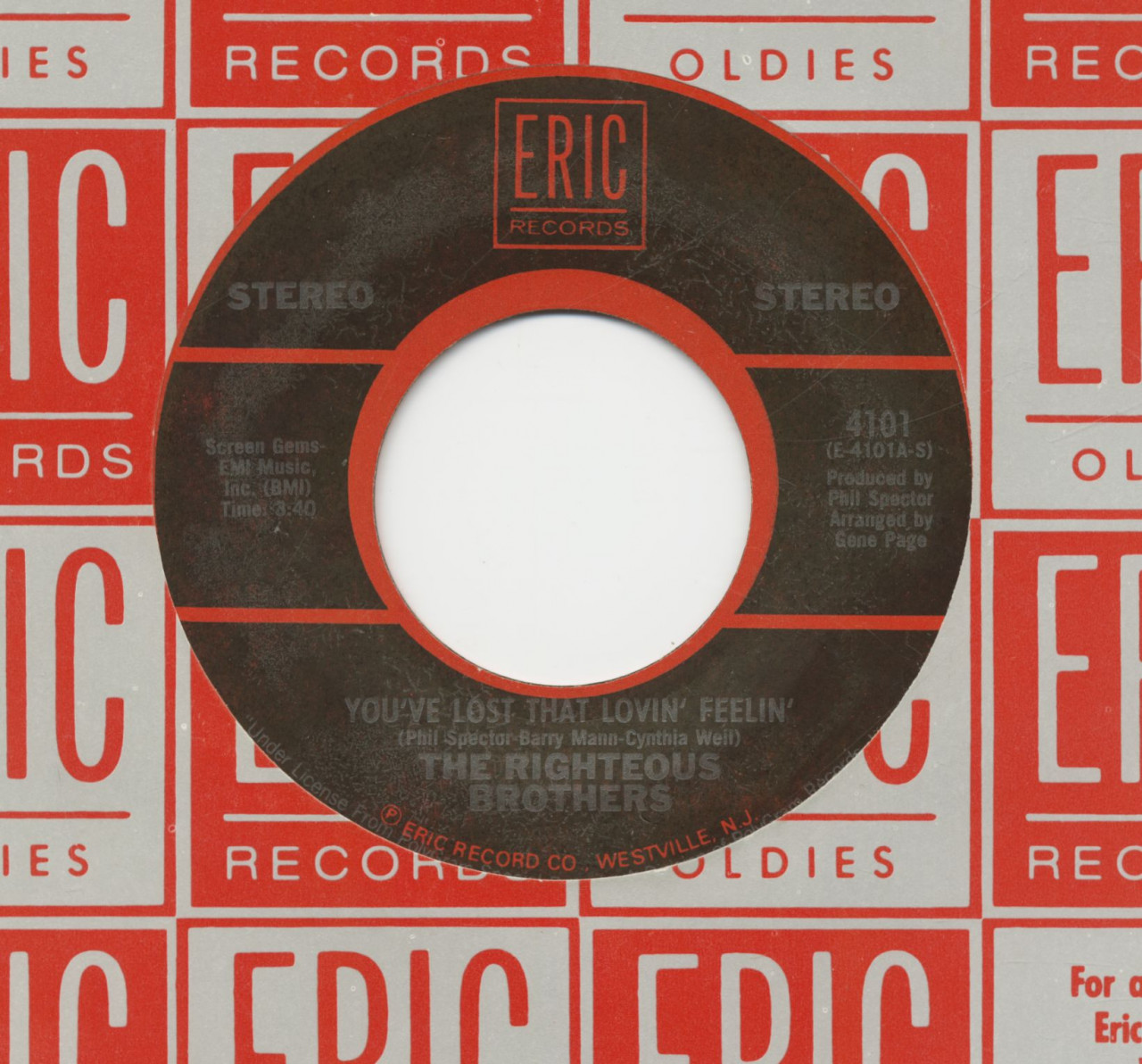 The Righteous Brothers - You've Lost That Lovin' Feelin' - (You're My) Soul And Inspiration (7inch, 45rpm)