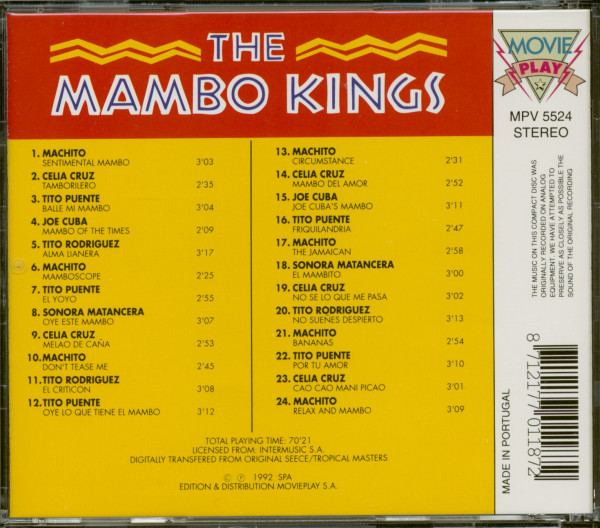The Mambo Kings (CD)