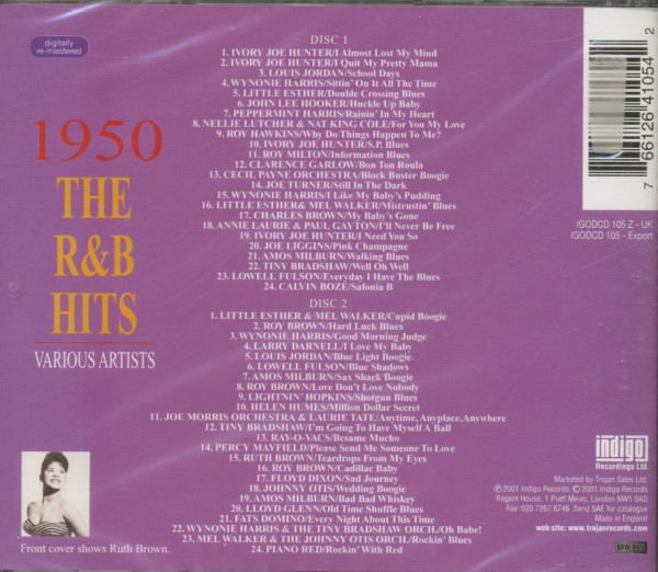 The R&B Hits - 1950 (2-CD)