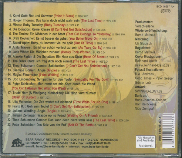 3. Bild von Various - Hits und Raritäten auf deutsch: Rolling Stones Auf Deutsch - Herz aus Stein (CD)