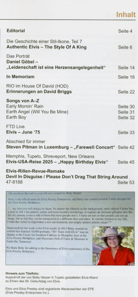 Golden Boy Elvis - Fachmagazin 2-2025