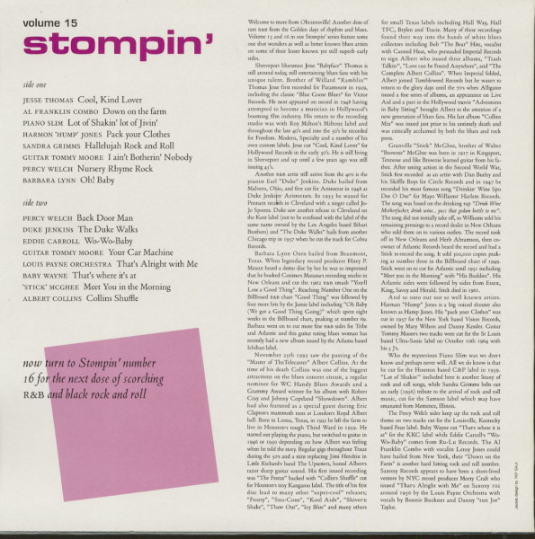 Stompin', Vol.15 (LP)